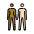 Woman And Man Holding Hands Medium Dark Skin Tone Light Skin Tone Emoji from OpenMoji Set