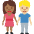 Woman And Man Holding Hands Medium Dark Skin Tone Medium Light Skin Tone Emoji from Twemoji Set