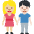 Woman And Man Holding Hands Medium Light Skin Tone Light Skin Tone Emoji from Twemoji Set