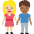 Woman And Man Holding Hands Medium Light Skin Tone Medium Dark Skin Tone Emoji from Twemoji Set