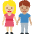 Woman And Man Holding Hands Medium Light Skin Tone Medium Skin Tone Emoji from Twemoji Set