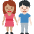 Woman And Man Holding Hands Medium Skin Tone Light Skin Tone Emoji from Twemoji Set