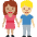 Woman And Man Holding Hands Medium Skin Tone Medium Light Skin Tone Emoji from Twemoji Set