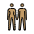 Woman And Man Holding Hands Medium Skin Tone Emoji from OpenMoji Set