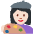 Woman Artist Light Skin Tone Emoji from Twemoji Set