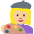 Woman Artist Medium Light Skin Tone Emoji from Twemoji Set