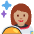 Woman Astronaut Medium Skin Tone Emoji from Twemoji Set