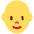 Woman Bald Emoji from Twemoji Set