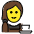 Woman Barista Emoji from OpenMoji Set