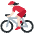 Woman Biking Light Skin Tone Emoji from Twemoji Set