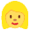 Woman Blond Hair Emoji from Twemoji Set