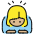 Woman Bowing Medium Light Skin Tone Emoji from OpenMoji Set