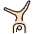 Woman Cartwheeling Light Skin Tone Emoji from OpenMoji Set