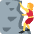 Woman Climbing Emoji from Twemoji Set