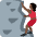 Woman Climbing Dark Skin Tone Emoji from Twemoji Set