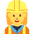 Woman Construction Worker Emoji from Twemoji Set