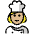Woman Cook Medium Light Skin Tone Emoji from OpenMoji Set