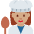 Woman Cook Medium Skin Tone Emoji from Twemoji Set