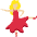 Woman Dancing Medium Light Skin Tone Emoji from Twemoji Set