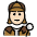 Woman Detective Light Skin Tone Emoji from OpenMoji Set