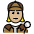 Woman Detective Medium Light Skin Tone Emoji from OpenMoji Set