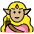 Woman Elf Medium Light Skin Tone Emoji from OpenMoji Set