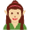 Woman Elf Medium Light Skin Tone Emoji from Twemoji Set