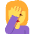 Woman Facepalming Emoji from Twemoji Set