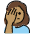 Woman Facepalming Medium Skin Tone Emoji from OpenMoji Set