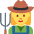 Woman Farmer Emoji from Twemoji Set