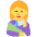 Woman Feeding Baby Emoji from Twemoji Set