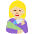 Woman Feeding Baby Medium Light Skin Tone Emoji from Twemoji Set