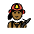 Woman Firefighter Medium Dark Skin Tone Emoji from OpenMoji Set