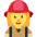 Woman Firefighter Emoji from Twemoji Set