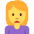 Woman Frowning Emoji from Twemoji Set