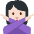 Woman Gesturing No Light Skin Tone Emoji from Twemoji Set