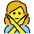 Woman Gesturing No Emoji from OpenMoji Set