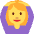 Woman Gesturing Ok Emoji from Twemoji Set