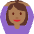 Woman Gesturing Ok Medium Dark Skin Tone Emoji from Twemoji Set