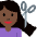 Woman Getting Haircut Dark Skin Tone Emoji from Twemoji Set