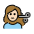 Woman Getting Haircut Light Skin Tone Emoji from OpenMoji Set