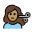 Woman Getting Haircut Medium Skin Tone Emoji from OpenMoji Set