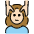 Woman Getting Massage Light Skin Tone Emoji from OpenMoji Set