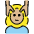 Woman Getting Massage Medium Light Skin Tone Emoji from OpenMoji Set