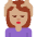 Woman Getting Massage Medium Skin Tone Emoji from Twemoji Set