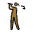 Woman Golfing Medium Dark Skin Tone Emoji from OpenMoji Set
