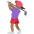 Woman Golfing Medium Dark Skin Tone Emoji from Twemoji Set