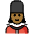 Woman Guard Medium Dark Skin Tone Emoji from OpenMoji Set