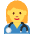 Woman Health Worker Emoji from Twemoji Set