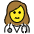 Woman Health Worker Emoji from OpenMoji Set